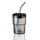 Glass Mug With Straw