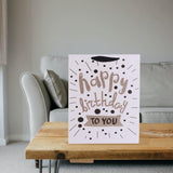 Gift Bag - Happy Birthday Glitter Large (Set of 4)