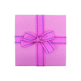 Gift Box - Pink with Ribbon (L) (Set of 2)