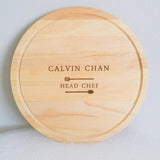 Personalized Round Chopping Board