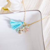 Cute Unicorn Jewelry Set (Necklace, Bracelet and Earring)