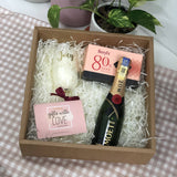 Personalised Gift Box With Champagne Glass