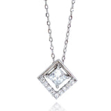 Kelvin Gems Multiway Princess Pendant Necklace Made With Swarovski Zirconia