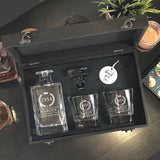 Personalized Whiskey Decanter Set (Design 3)