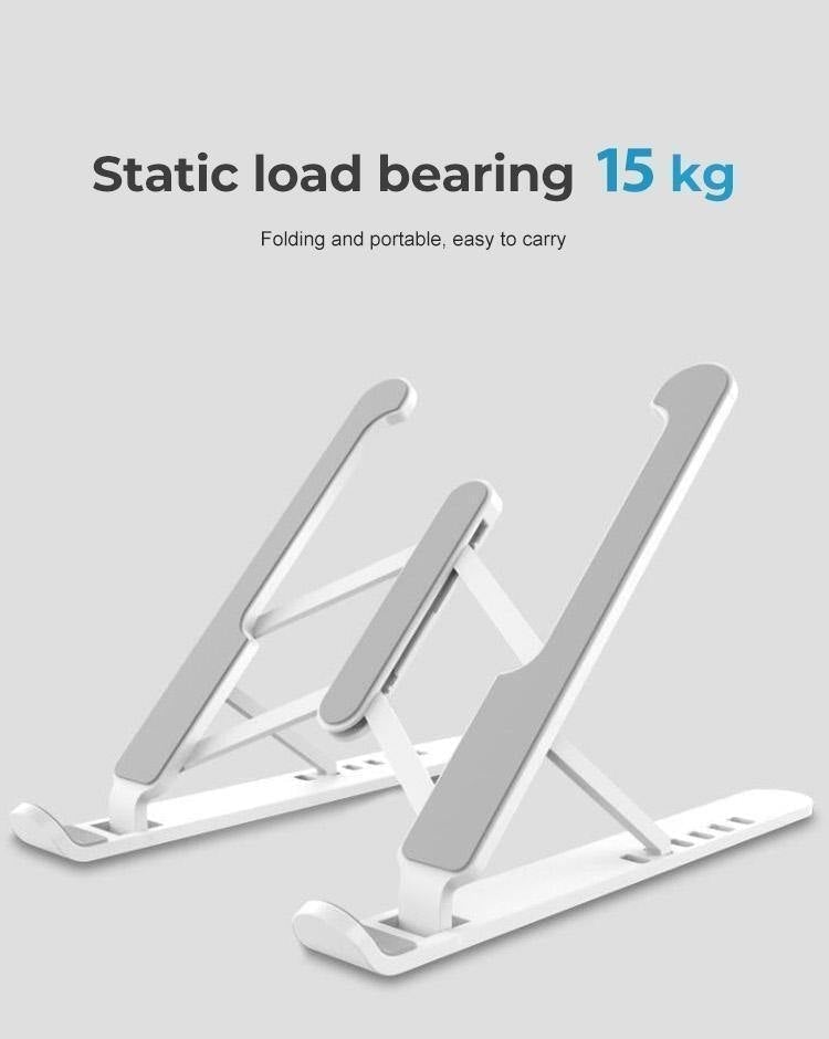 Height Adjustable Laptop Stand (White) (Set of 2) | Giftr - Singapore's ...