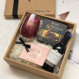 Personalised Gift Box With Wine Glass
