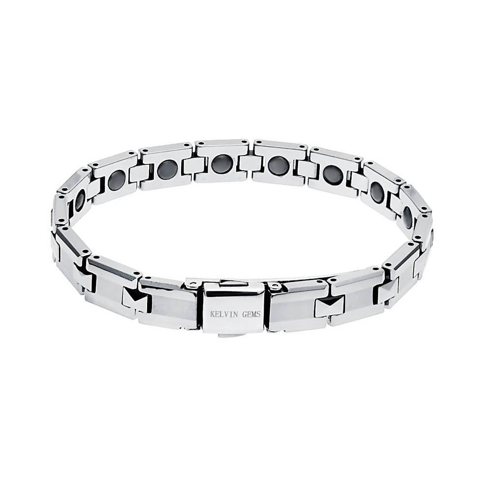 Mens black tungsten on sale bracelet