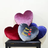 Personalised Heart Shape Pillow with Removable Cover (Est. 12-14 working days)