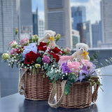Blissful Love Flower In Basket