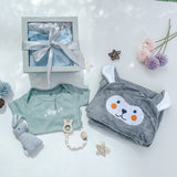 Basic Baby Personalized Gift Set (Grey)