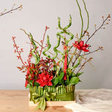 [CNY 2024] Red Bamboo Table Decoration