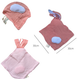 Baby Gift Set - Bunny Comforter in Pink Silicone Teether