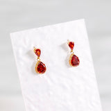 Red Ong Prosperous Bunny Year Earring Chinese New Year 2024