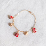 Chinese New Year 2024 : Lucky Cat Gold Bracelet