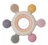 Baby Gift Set - Bunny Comforter in Pink Silicone Teether