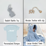 Basic Baby Personalized Gift Set (Blue)