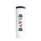 Personalised Thermal Flask Gift Set - Geometry