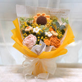 Handmade Crochet Flower Bouquet - Sunshine (Islandwide Delivery)