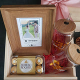 Double Glass Couple Gift Set – Chocolate (Islandwide Delivery)