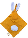 Baby Gift Set - Yellow Bunny Comforter, Bunny Rattle And Brush Comb Set