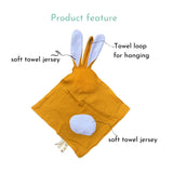 Baby Gift Set - Yellow Bunny Comforter, Bunny Rattle And Brush Comb Set