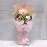 Handmade Crochet Flower Bouquet - Little Roses (Islandwide Delivery)