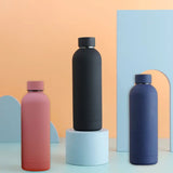 Personalised Thermal Water Bottle & A5 PU Journal Gift Set