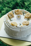 6" Banana Custard Cake