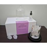 Cryscent Premium Crystal Aromatherapy with Clear Quartz Set