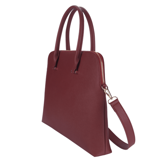 Burgundy Saffiano Laptop Bag Giftr Singapore's Leading Online