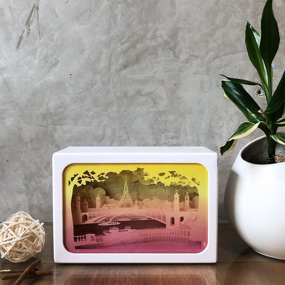 Light Box - Paris Scenery Paper Cut | Klosh Online Gift Store | Giftr ...