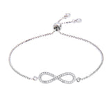 Kelvin Gems Luna Infinity Adjustable Chain Bracelet
