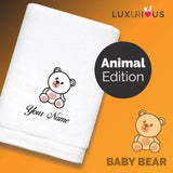 Personalised Towel Baby Bear