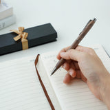 Personalized Wooden Twist Gel Pen(Walnut)