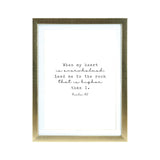 Matt Gold A3 Frame - Psalm 61:2