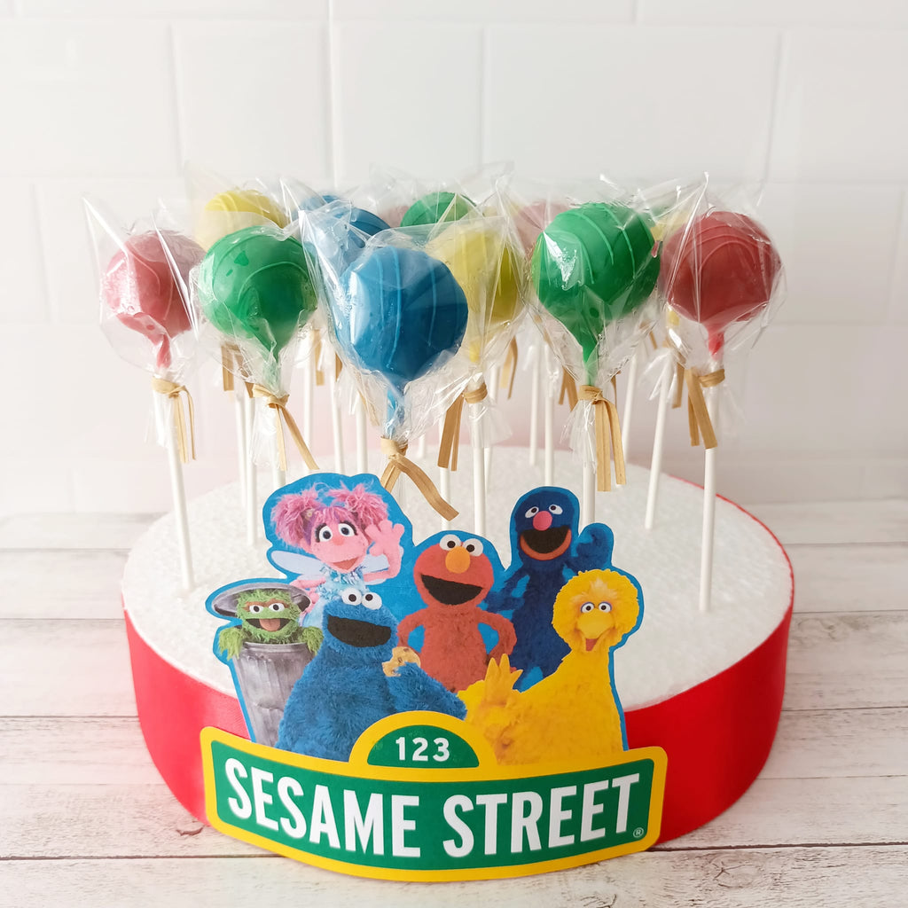 Marvelous Sesame Street Cake Pops - Between The Pages Blog