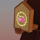 Mirror Light Box - Love This Family (Set of 2)