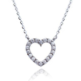 Kelvin Gems My Heart Pendant Necklace made with Swarovski Zirconia