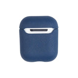 Personalized Saffiano Airpods Case Cover - Navy - Self Pick Up