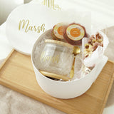 Classic gift set #6 (Glass tea cup with coaster, Mixed fruit tea, Scented Candle/ Chocolate/ Soap Flower)  | (Islandwide Delivery)