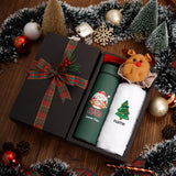 [Christmas 2023] l Christmas Gift Set #09 - Personalized Vacuum Flask, Hand Towel, Chocolate & Twinings Tea