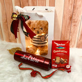 Personalised Fluffy Teddy Bear with Thermos Flask | (Islandwide Delivery)