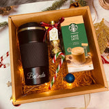 "Chill and Travel" Personalised Travel Mug Tumbler Gift Box Set | (Islandwide Delivery)