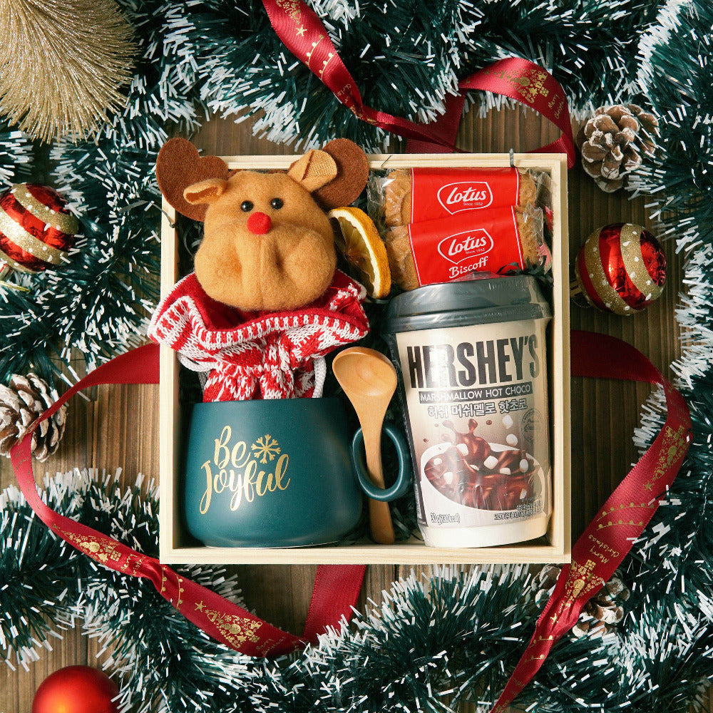 Christmas Gift Set #3 - Ceramic Mug And Chocolate Drink