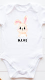 Personalised Romper / Kids Tee - Milk Rabbit (Islandwide Delivery)