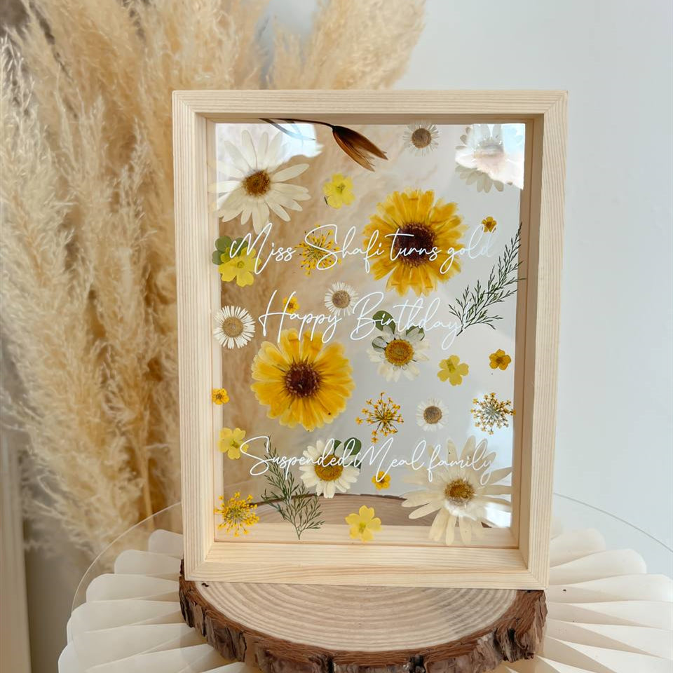 Nora Pressed Flower Frame Giftr Singapore's Leading Online Gift Shop