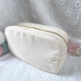 Customize Nylon Makeup Pouch Cosmetic Travel Bag Chenille Patch (Islandwide Delivery)