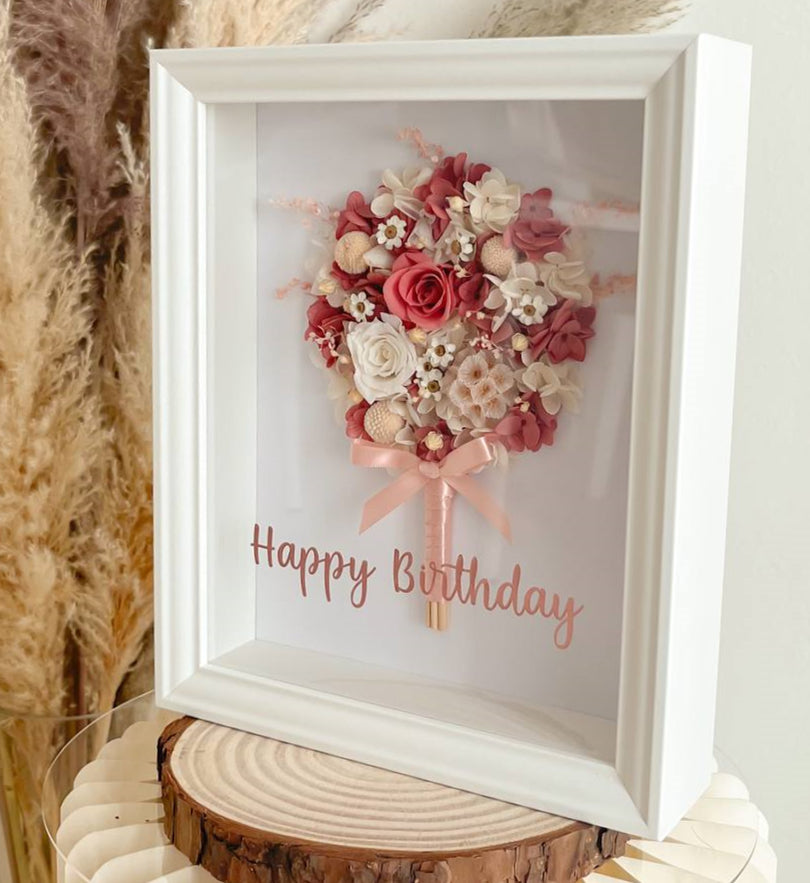 Regina Preserved Flower Frame | Giftr - Singapore's Leading Online Gift ...