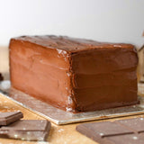 Organic Chocolate Fudge Cake (Rectangular)