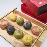 Organic Baked Spiral Mooncakes